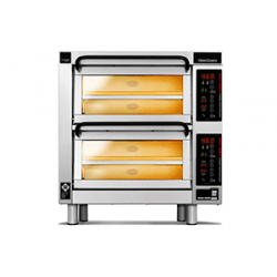 PM 452ED-2 Piec do pizzy 2-komorowy sterowany elektronicznie 8x⌀25 cm - 4 piętra | CounterTop 450 Pizza Master