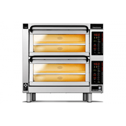 PM 552ED-2 Piec do pizzy 2-komorowy sterowany elektronicznie 16x⌀25 cm - 4 piętra | CounterTop 550 Pizza Master