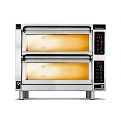 PM 352ED -2DW Piec do pizzy 2-komorowy sterowany elektronicznie 8x⌀25 cm - 4 piętra | CounterTop 350 Pizza Master