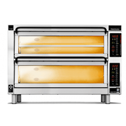 PM 452ED-DW Piec do pizzy 2-komorowy sterowany elektronicznie 8x⌀25 cm - 2 piętra | CounterTop 450 Pizza Master