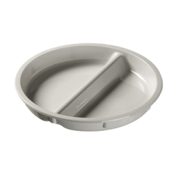 Talerz porcelanowy obiadowy, dzielony