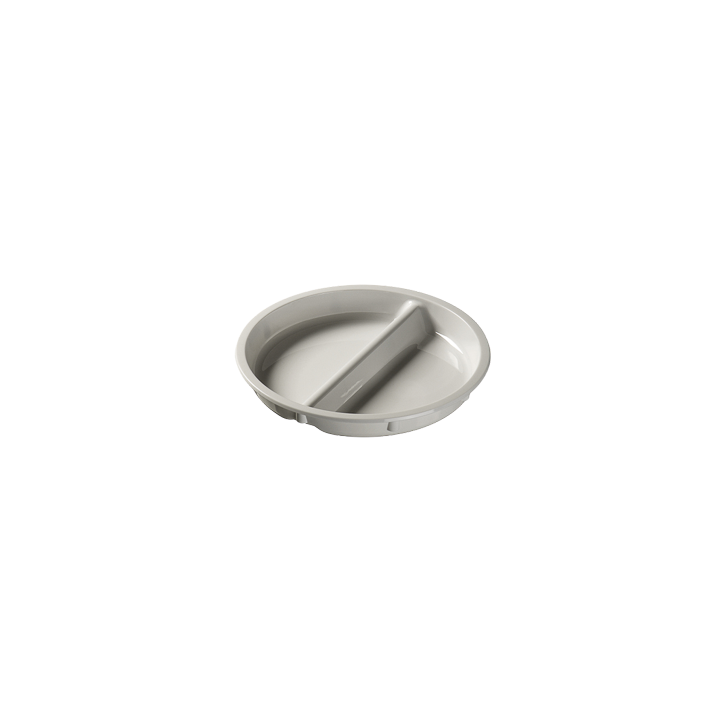 Talerz porcelanowy obiadowy, dzielony