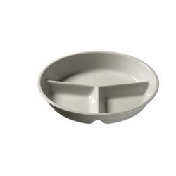 Talerz porcelanowy obiadowy, dzielony