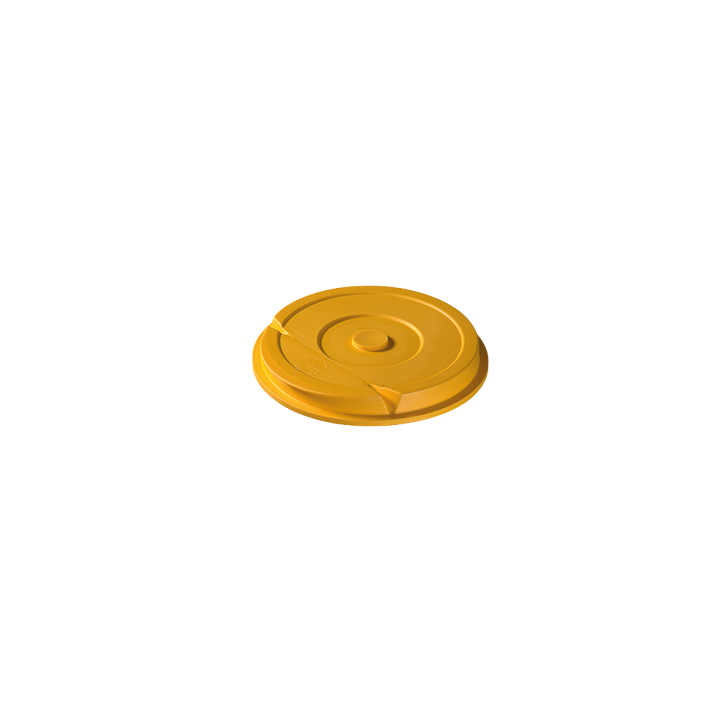 Pokrywka syntetyczna żółta do talerza obiadowego