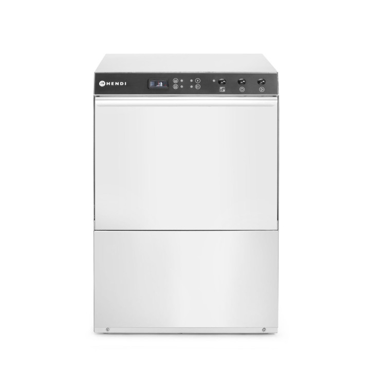 Zmywarka 50x50 Doppio pompa spustowa, 2 dozowniki, HENDI, 230V/400V 2 cykle mycia