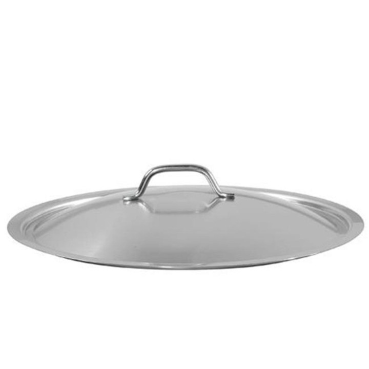 Pokrywka polerowana, stal 18/10, z uchwytem na górze , HENDI, Profi Line, średnica 40cm, ⌀400x(H)58mm