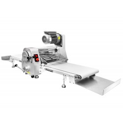 Wałkowarka piekarnicza do ciasta RQSJ-400 | kruchego | francuskiego | taśma 400 mm | 2020x800x670 mm