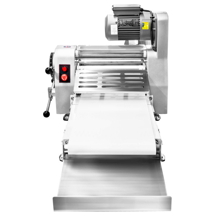 Wałkowarka piekarnicza do ciasta RQSJ-400 | kruchego | francuskiego | taśma 400 mm | 2020x800x670 mm