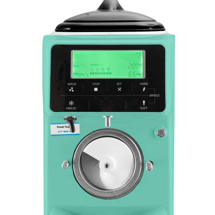 Maszyna do lodów włoskich RQ16E-T | zielona | 6l