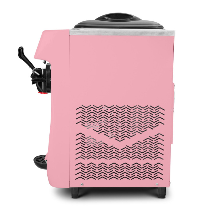 Maszyna do lodów włoskich RQ16E-P | różowa | 6l