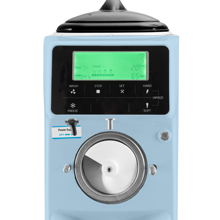 Maszyna do lodów włoskich RQ16E-B | niebieska | 6l