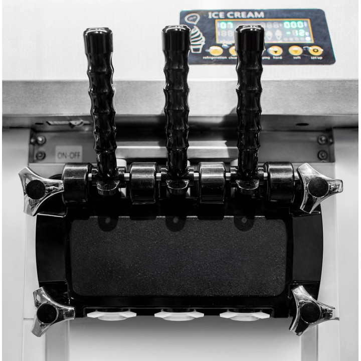 Maszyna do lodów włoskich RQBJT126S | pompa napowietrzająca | nocne chłodzenie | 2x4 l
