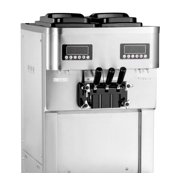 Maszyna do lodów włoskich RQMG36 | 2 smaki +mix | automat do lodów | nocne chłodzenie | pompa napowietrzająca | 2x13 l | 2x230 V