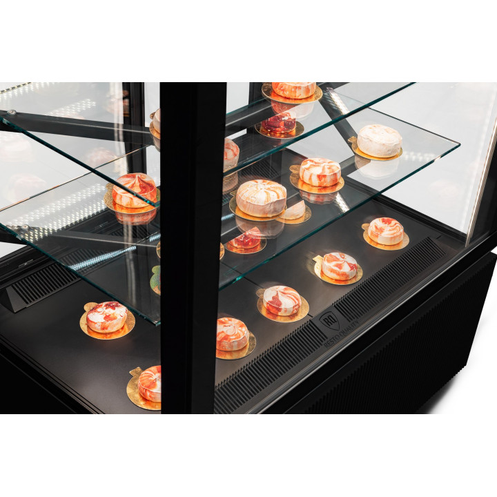 Witryna cukiernicza chłodnicza | Dolce Fresca 900 | 945x670x1285 mm