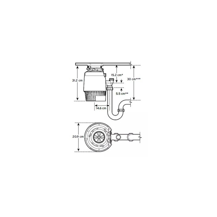 Rozdrabniacz odpadków InSinkErator Evolution Plus 1000 EC