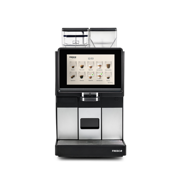 Fresco X260 Profesjonalny Ekspres do Kawy do Biura i Hotelu 150 Kaw Dziennie One Touch Cappuccino 2 Termobloki