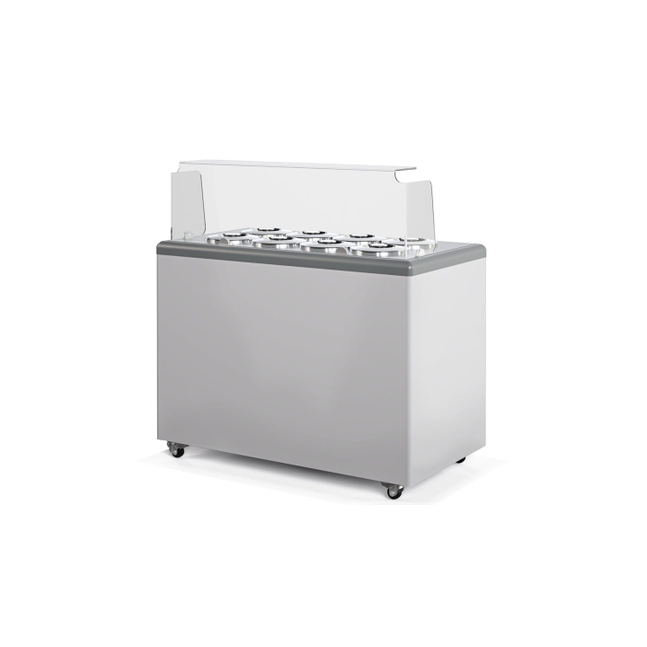 Konserwator do lodów typu pozetti Gelatti 8 z plexi