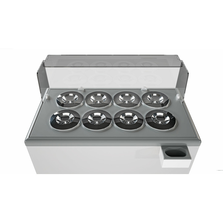 Konserwator do lodów typu pozetti Gelatti 8 z plexi