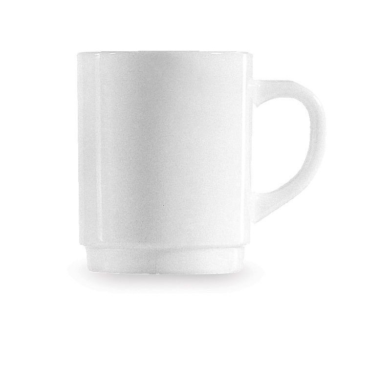 Kubek Restaurant, Arcoroc, 290 ml, 0,29L, biały, 6 szt., ⌀79x(H)90mm