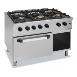 Kuchnia gazowa z piekarnikiem gazowym GN 2/1 C6SFA77G