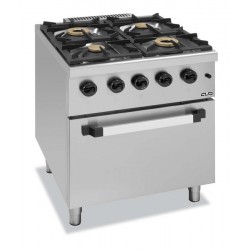 Kuchnia gazowa z piekarnikiem elektrycznym GN 2/1 C4SFEV77G