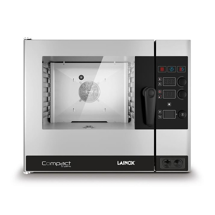 Piec konwekcyjno-parowy Sapiens Compact z bocznym panelem sterowania elektryczny 6x GN 1/1 z bezpośrednim natryskiem