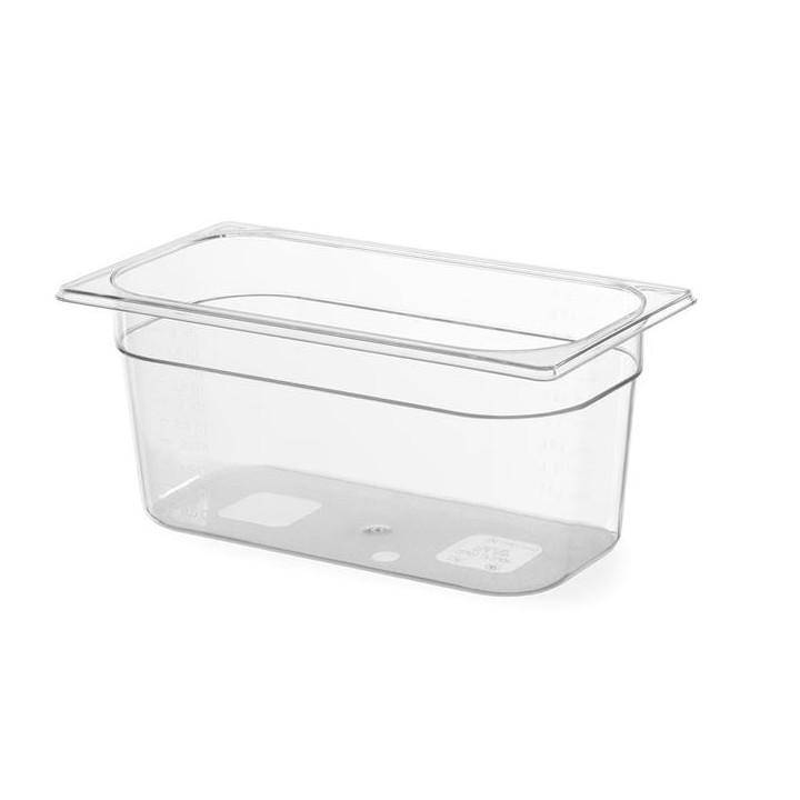 Pojemnik GN 1/3 - 325x176 mm  65 mm Hendi poliwęglan 861530