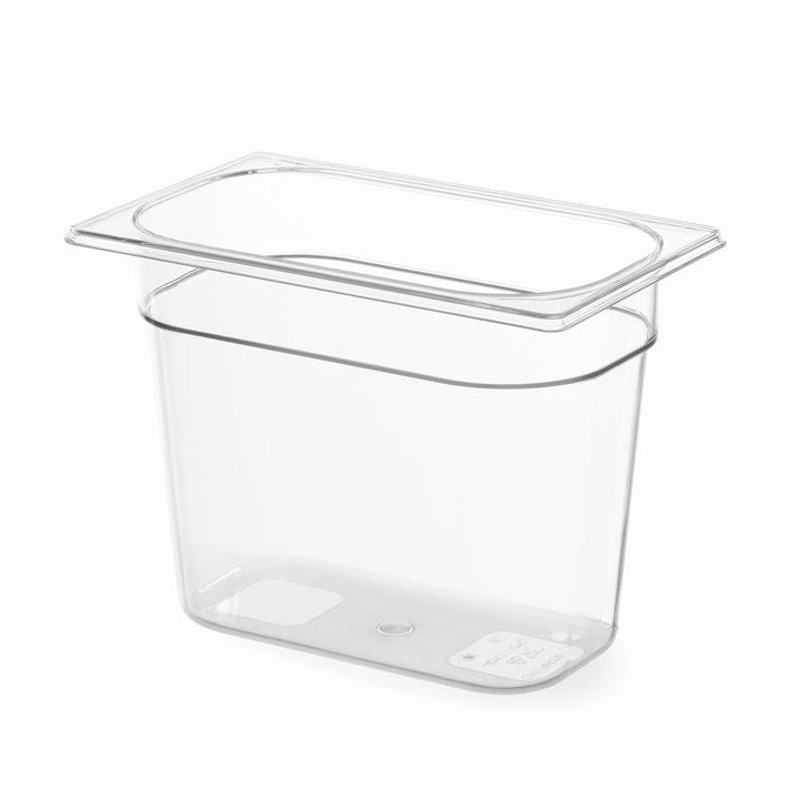 Pojemnik GN 1/4 - 265x162 mm  100 mm Hendi poliwęglan 861622