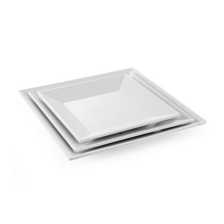 Talerz kwadratowy z melaminy 405x405 mm