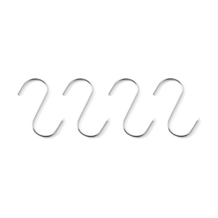 Haki rzeźnicze - zestaw 4 szt. 150x6 (na pręty ma.fi. 45 mm) Hendi 513569