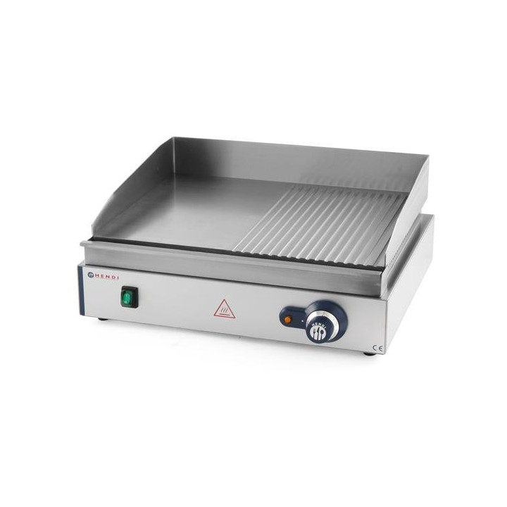 Płyta grillowa 1/2 gładka, 1/2 ryflowana