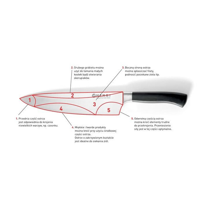 Nóż kucharski Profi Line 200 mm Hendi 844212