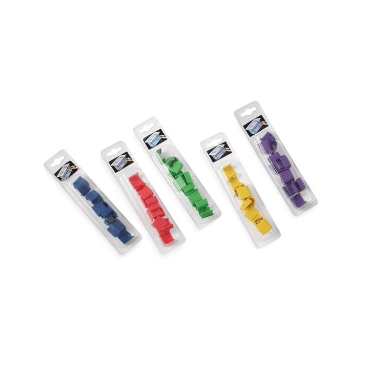 Klipsy do pojemników GN HACCP z polipropylenu czerwony Hendi polipropylen 880661