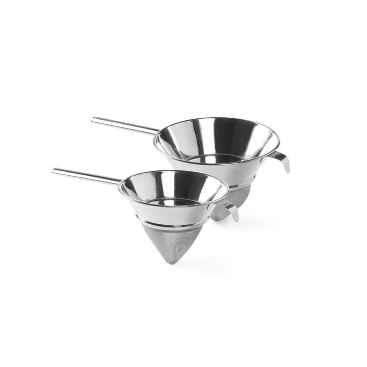 Sito chińskie stożkowe z siatką - gęste śr. 245 mm Hendi 647561