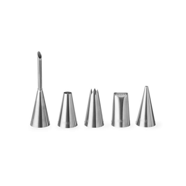 Końcówki do rękawów różne - zestaw 5 szt. Hendi 551592