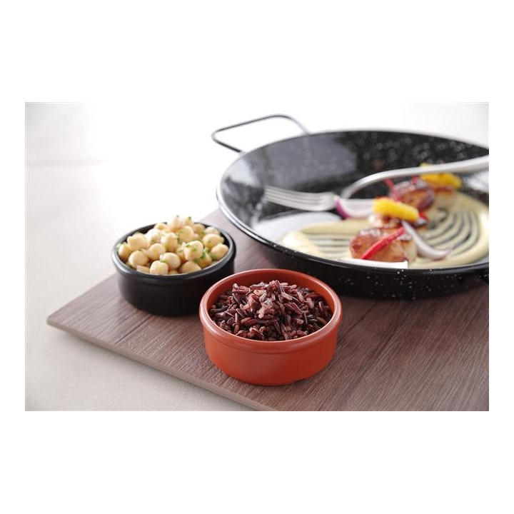 Miseczka na masło i sos czarna, zestaw 3 szt.