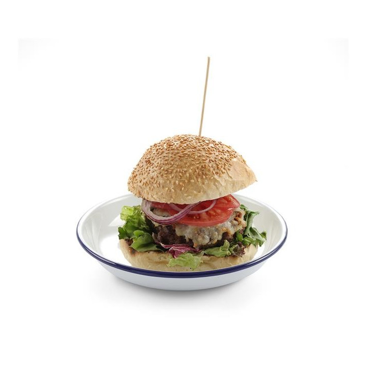 Talerz głęboki emaliowany śr. 220 mm