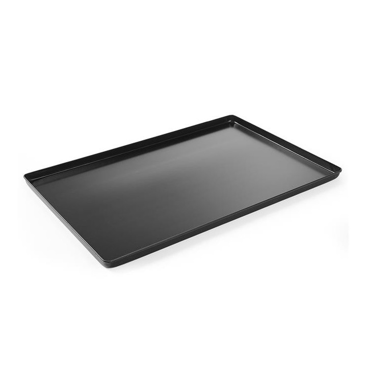 Taca cukiernicza ekspozycyjna - czarna 400x300x(H)20