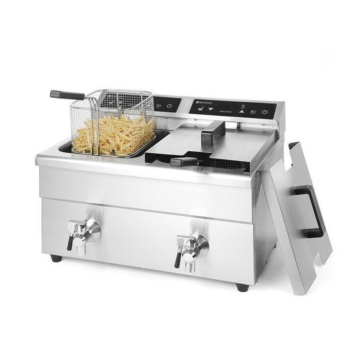 Frytownica indukcyjna PROFI LINE - 2x 8 L Hendi 215029