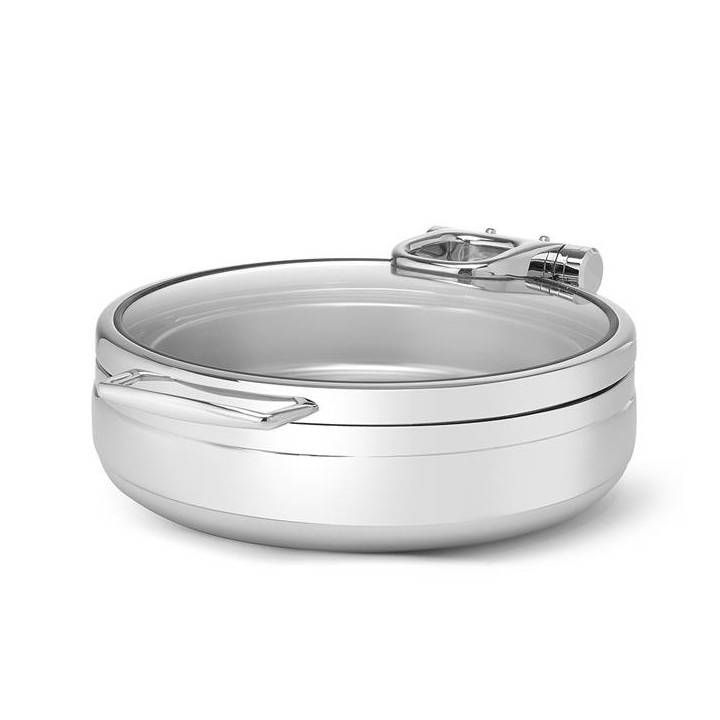 Podgrzewacz indukcyjny okrągły ze szklaną pokrywą 6L De Luxe