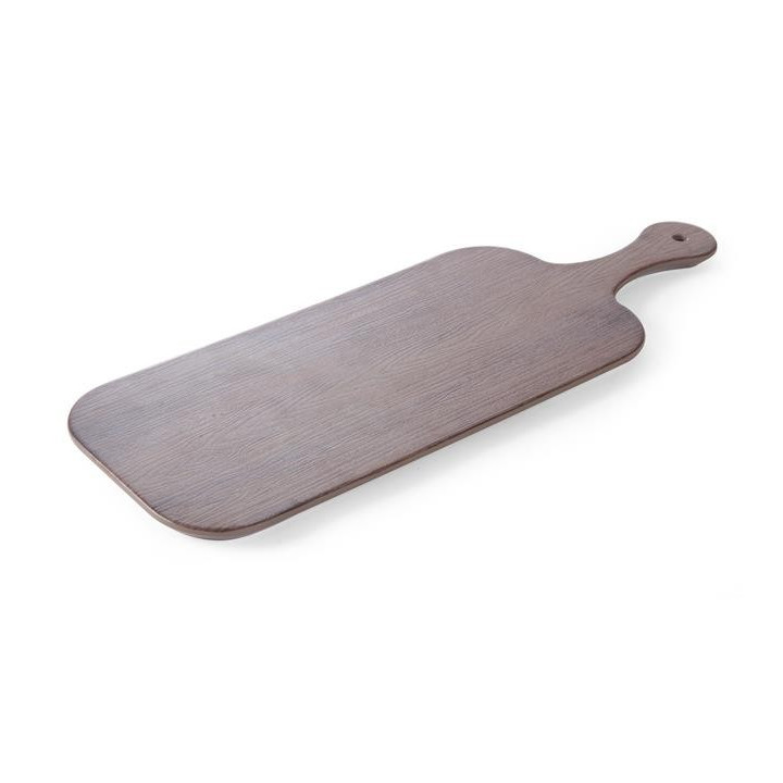 DESKA DO SERWOWANIA Z MELAMINY Z UCHWYTEM - IMITACJA DREWNA DĘBOWEGO