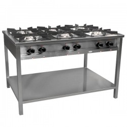 Kuchnia gazowa 6-palnikowa 36,5kW