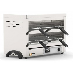 Opiekacz kwarcowy - toster, 2 poziomowy, 2*ruszt GN 1/1 54x35cmmm FIAMMA