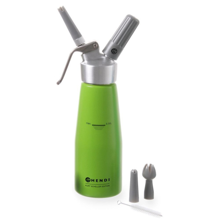 Syfon do bitej śmietany Kurt Scheller Edition zielony Hendi 975879