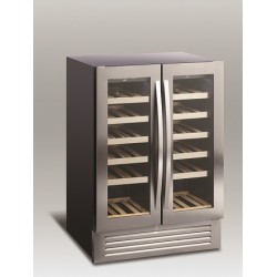 Chłodziarka do wina | szafa chłodnicza na wino | 2 strefy | SV90 | 2x60l