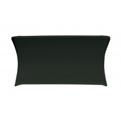 Pokrowiec na stół prostokątny dł. 182,9 cm czarny