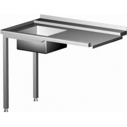 Stół załadowczy do zmywarek ze zlewem 