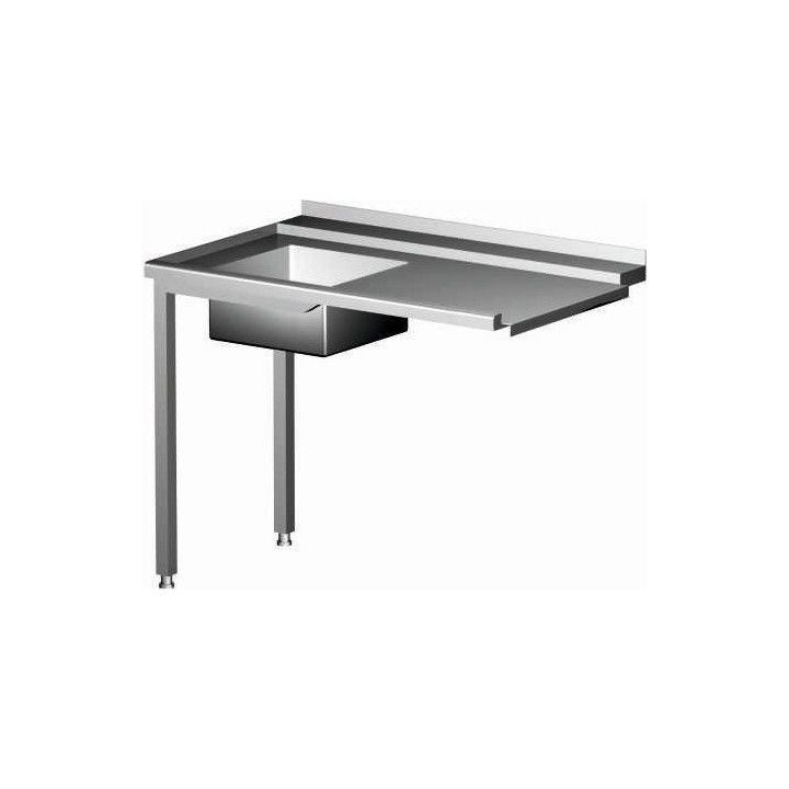 Stół załadowczy do zmywarek ze zlewem 