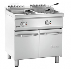 Frytownica elektryczna dwukomorowa na szafce 2x15 l | BARTSCHER, 700 Classic