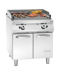 Lawa-grill gazowy z zapalnikiem piezoelektrycznym, 800x900x900 mm | BARTSCHER, 2954631